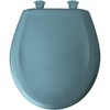 Bemis 200SLOWT 064 Lift-Off Plastic Round Slow-Close Toilet Seat, Regency