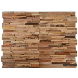 SKM Wall Cladding Panels 10 pcs 1.03 m² Recycled Teak Wood (Weight-9KG)