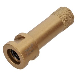 Prodiamant Premium Diamond Drill Bit for all Drills, with M14 Thread, fits all Angle Grinders, Gold Colour, gold, .