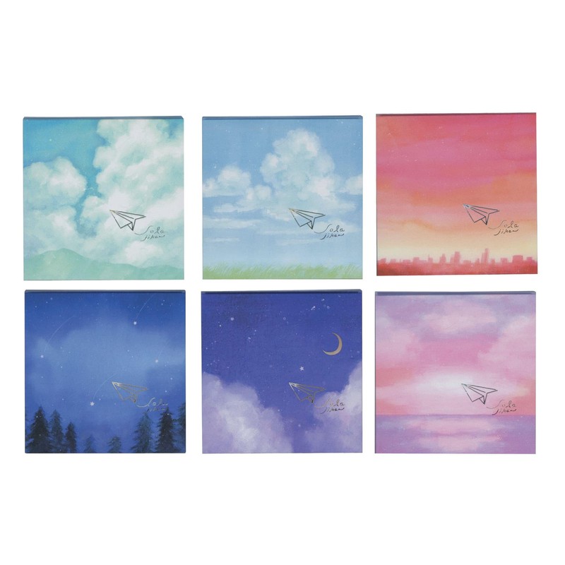 Empty Time Memo Pad [Midday Journey] Block Memo Clean Sky