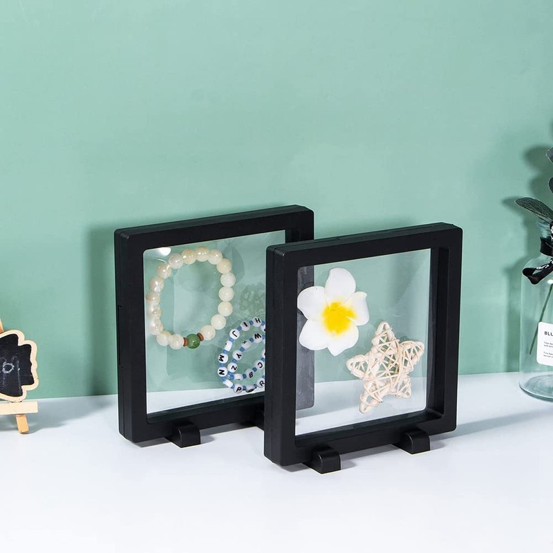 Fowecry 10X Black 3D Floating Case 3D Floating Case Holder