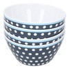 4PCS 6in Salad Bowl Dinner Serving Bowl Sets Kitchen Imitation