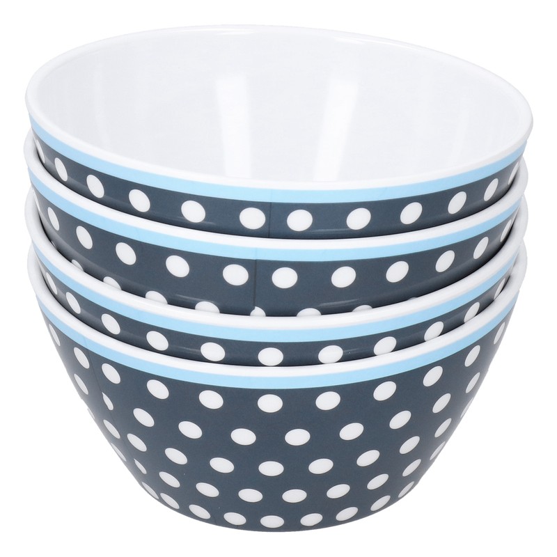 4PCS 6in Salad Bowl Dinner Serving Bowl Sets Kitchen Imitation