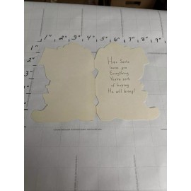 Vintage Uncle Christmas Card Greeting Card With Envelope Cowboy Boot Stocking