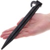 com-four® 24 x Plastic Ground Nails - Durable and UV-Resistant