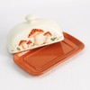 Bicuzat Ceramic Butter Dish with Lid Butter Keeper Butter Plate