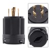 NEMA L14-30P Locking Plug, Generator Twist Lock Adapter Male Plug