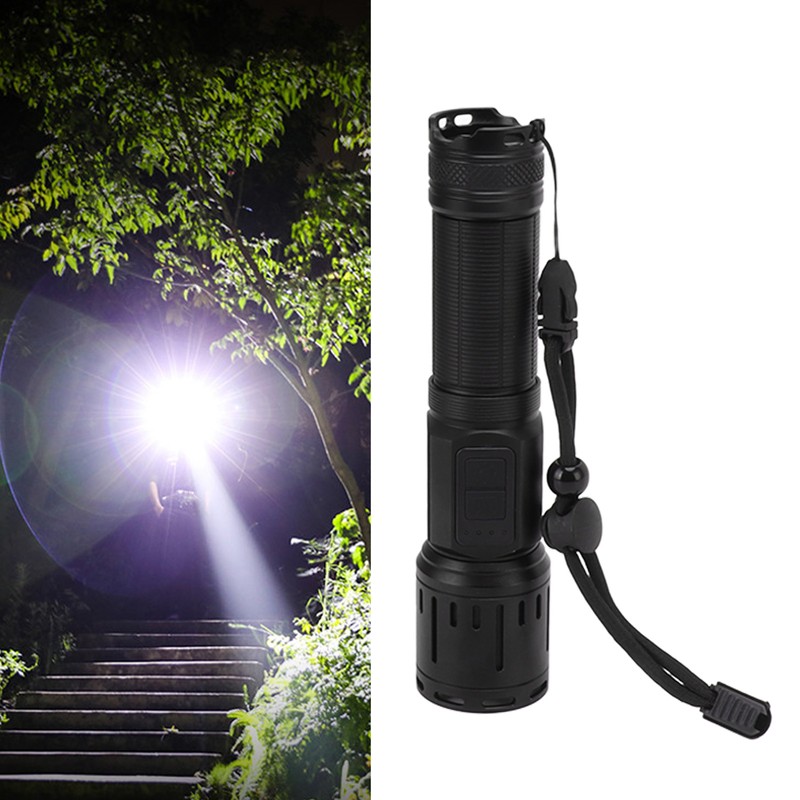 Super Bright Flashlight 7 Modes Waterproof LED Rechargeable Handheld Flashlight