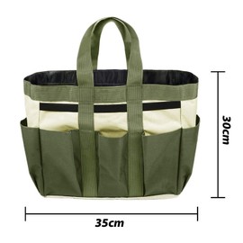 Gardening Tool Bag, Gardening Tools, Storage, Waterproof, Durable, Wear-resistant, Large Capacity, Multi-Pocket, Tool Holder, Garden Tools, Carpentry, Electrician Tool Bag, Multifunctional, Foldable,