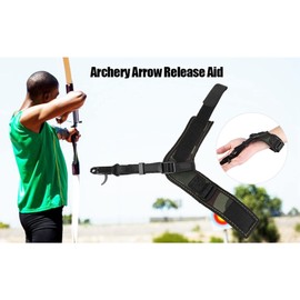 Yosoo Health Gear Archery Release Aid, High Performance Shooting, Hunting Arrows, Power, Arch Accessories, Sports Goods and Accessories, Tools, Brake Caliper, Wrist, Adjustable Strap