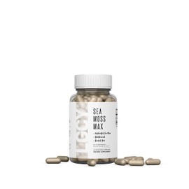LGCY Sea Moss Max (60 Capsules) | Wildcrafted Irish Sea Moss, Bladderwrack, Burdock Root and BioPerine® Black Pepper Extract