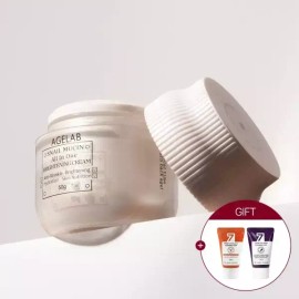 Aging Lab 에이지랩 스네일 뮤신 저자극 영양크림 50g 탄력/미백/기미 (총1개) + 미니폼클 30ml 2개 증.정 Age Lab Snail Mucin Low-Irritation Nutritional Cream 50g Elasticity/Whitening/Freckles (Total 1 unit) + 2 Mini Foam Cleansers 30ml Gift.