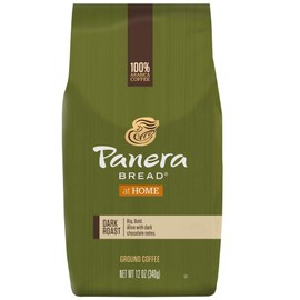 Panera Bread 4066 Ground Coffee, Dark Roast, 12 oz Bag