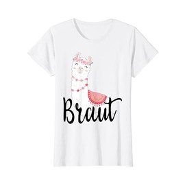 Women's Bride to Be Lama Alpaca JGA Engagement Gift T-Shirt