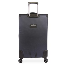 Brookstone Luggage Elswood Spinner Suitcase, Navy, Check-in