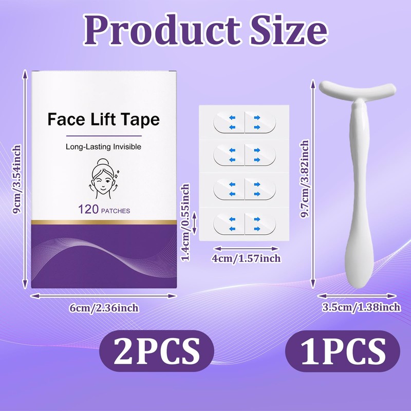 Pack of 240 Face Lifting Tape Wrinkle Plasters Face Lifting