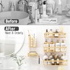 Liuoud 5 Pack Shower Caddy Organizer Rack Shelf for Inside