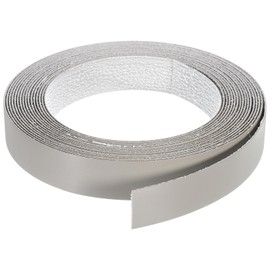 sourcing map Edge Banding, 1 1/8 Inch x 24.61ft Pre-Glued Wood Veneer Edging Iron-on Flexible Edge Banding for Cabinet Repair Furniture Restoration, Khaki