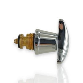 DL-pro Toggle Valve Top 1/2 Inch with Inner Top Cold Water Blue Triangular Tap Top Rotary Knob Handle for Tap Fitting