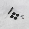 eMagTech 2 Sets Rubber Case Feet & Bottom Case Screw
