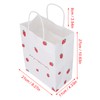 10Pcs Gift Bags Medium Size Reusable Odorless Strawberry Pattern Widely