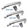 Osompar Exterior Door Handle Front/Rear Driver & Passenger Side Compatible