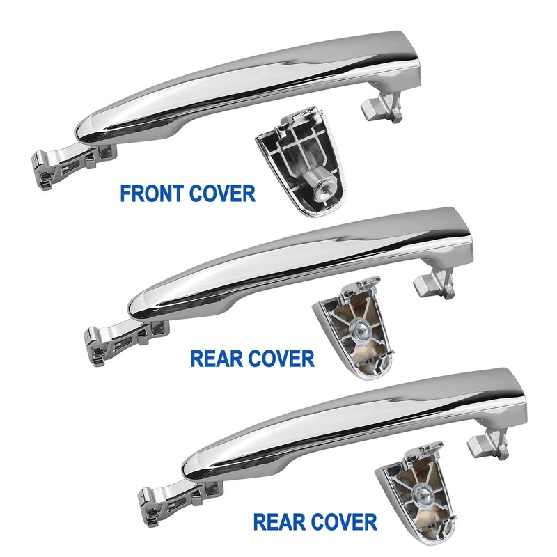 Osompar Exterior Door Handle Front/Rear Driver & Passenger Side Compatible