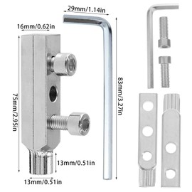 XoeLLe Screw Extractor, Left Extractor, Damaged Screw Extractor Set, Screw Extractor, Hand Impact Wrench, Tool for Removing and Repairing, 1/2 Inch and 3/4 Inch