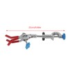 Lab Clamp 3 Prong,Adjustable Test Tube Flasks Clamp,Finger Swivel Style