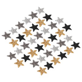 40 Uds. Parches de Estrella para Planchar, Apliques de Estrella de Diamantes de Imitación Parche de Reparación de Brillo para Ropa Jeans Bolso Pantalones Decoración Manualidades DIY