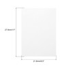 QUARKZMAN Coloured Parchment Paper, 20 Sheets White Transparency 8.5 x