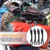 XINLIYA Soft Loop Motorcycle Tie Down Straps, 6PCS 16" x