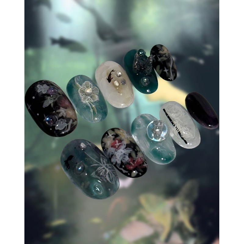 Aemong: Emerald Garden - Round Square / Aemong : 에메랄드