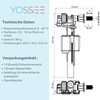 Universal Filling Valve, Float Valve for Plastic and Ceramic Cisterns