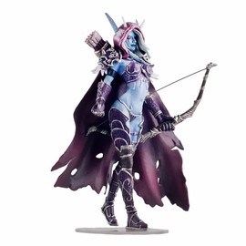 Arthas Sylvanas Figures, World of Warcraft Game Figures PVC Action Cartoon Manga Game Character Model Statue Figure Collectibles Decorations Crafts Gifts for Game Fans (Sylvanas 18cm)