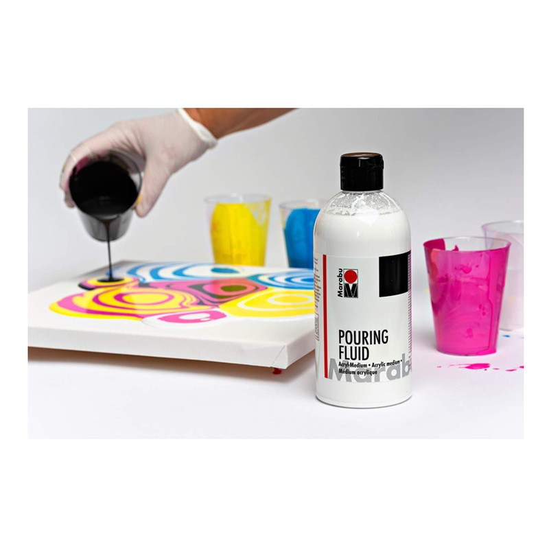 Pouring Fluid Acrylic Medium, Thin Liquid M for Casting Applications
