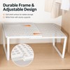 Adjustable Wardrobe Shelf for Clothes & Shoes – Expandable Metal