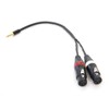 MOGAMI 2534 Y Cable (4.4mm 5 Pole to 2 XLR