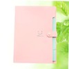 Operitacx Folder Snap Closure Plastic A4 File Folder 5 Expandable