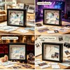 Square Shadow Box,Display Shadow Box with Slot,Featuring