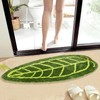 Sisher Monstera Leaf Rug Large Monstera Tufted Non Slip Mat