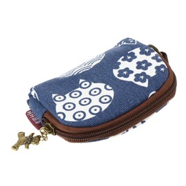 IWOWHERO Mini Wallet Japanese Theme Pattern Coin Purse Money Pouch -Proof for Everyday Use Random Style