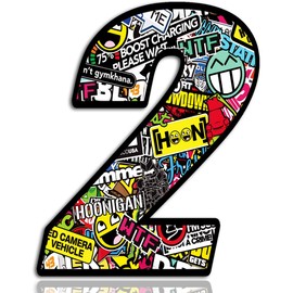 Biomar Labs® N 202 Race Number Car Moto Vinyl Sticker Bomb Sticker Bomb Motorcycle Motocross Motorsport Racing Number Tuning 2