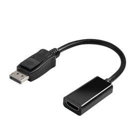 1Pack-DisplayPort(DP) to HDMI Adapter,Gold-Plated Display Port to HDMI Adapter Converter Male to Female Connector 1080P,for Computer,Desktop,Monitor,PC,Laptop,HDTV,Projector