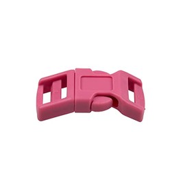 Paracord Planet 1/2 Inch Contoured Side Release Buckles in – Choose from 5, 10, and 20 Pack Sizes (Pink, 5 Pack)