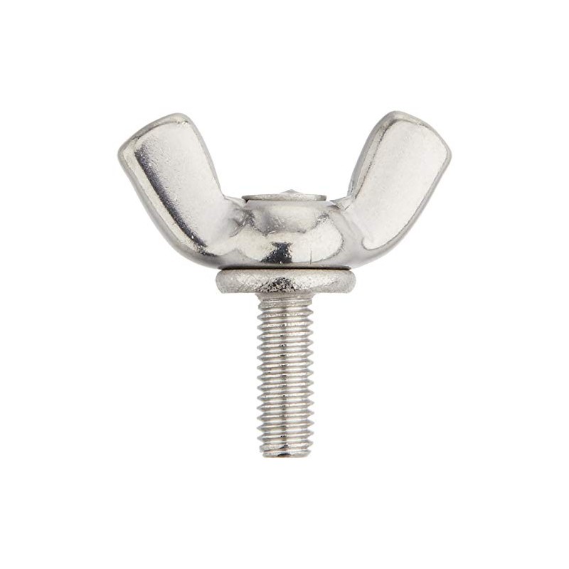 TRUSCO B35-0308 Stainless Steel Forged Butterfly Bolts, M3 x 8,