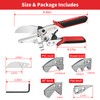 GARTOL Multi Angle Miter Shears Cutter, Multifunctional Trunking Shears For