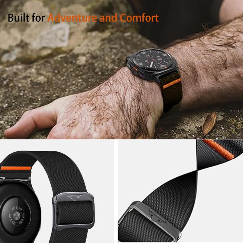 Compatible with Moto Watch 120 bands, 20mm, 22mm Quick Release