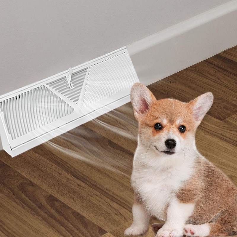 6 Pcs Baseboard Diffuser Register 15 Inch Duct Opening Size