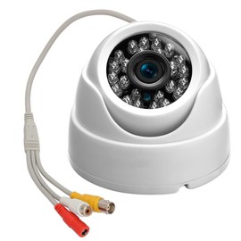 Vanxse® CCTV 24ir LEDs 1/3 CCD 800tvl Indoor Dome Audio Camera D/n Security Surveillance Camera